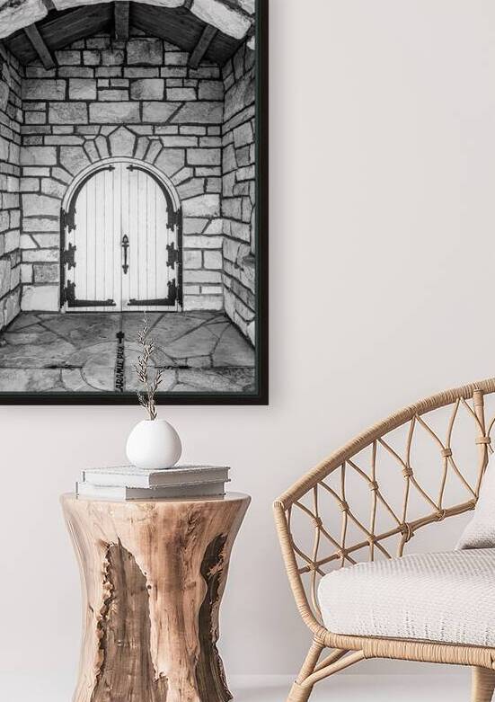 Whispers of Time: Capturing the Weathered Charm of a Wyoming Museum Door by Dream World Images