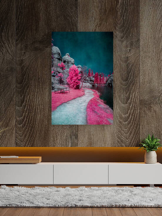 Solitary Trails: Pink Serene Trail by Dream World Images