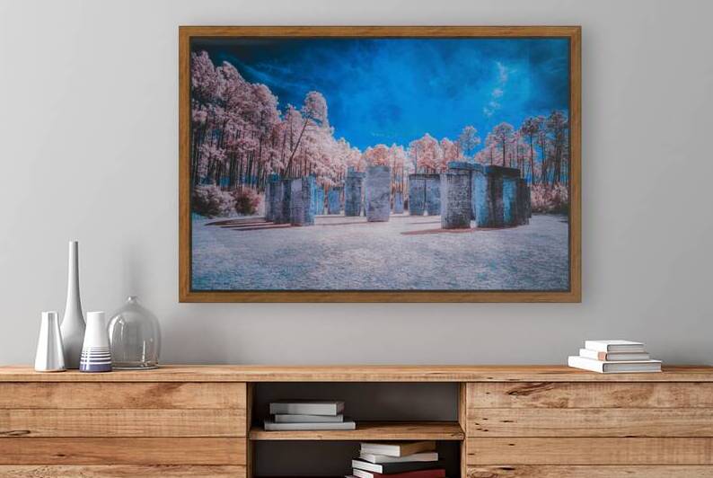 Exploring Bamahenge: A Colorful Adventure with My Wife and Pup Cooper by Dream World Images