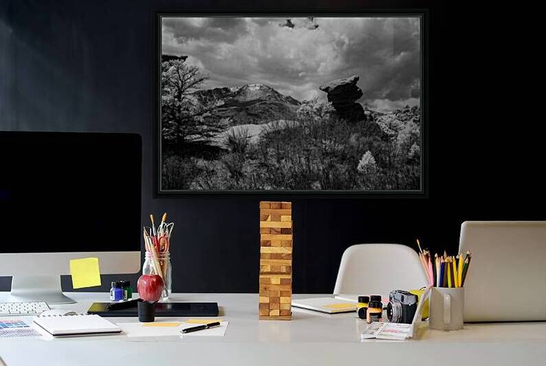 Monochromatic Majesty: A Dual Journey through the Garden of the Gods by Dream World Images