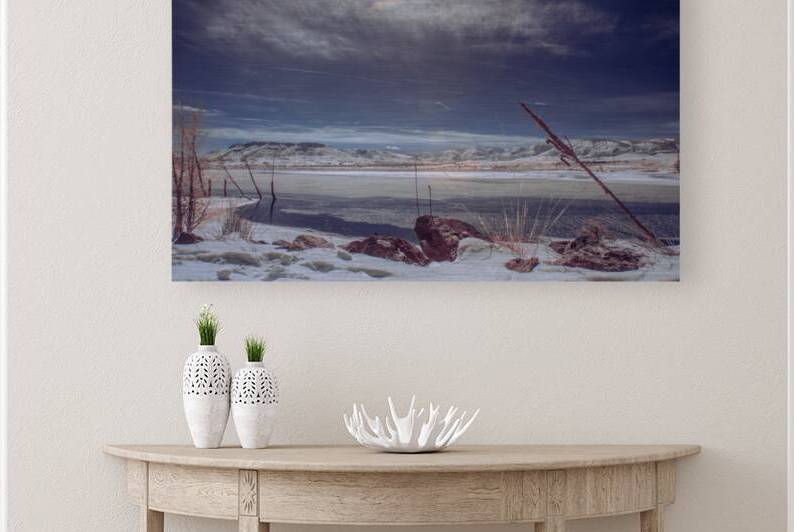 March Marvels: Exploring Denvers Standley Lakes Dreamy Infrared Vista by Dream World Images