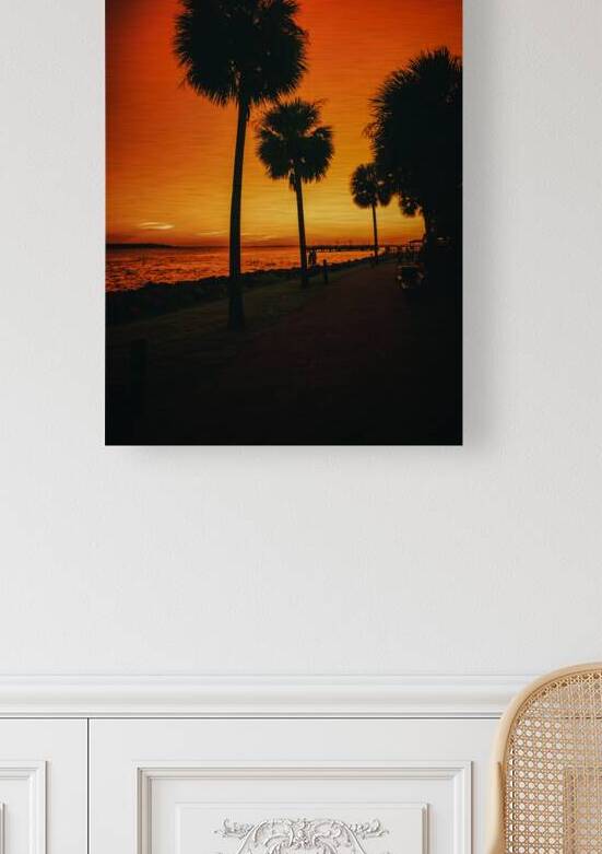 Sunset Stroll on Saint Simons Island by Dream World Images