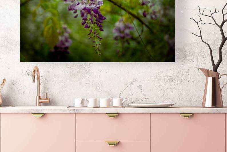 Purple Flowers Hanging Down by Dream World Images