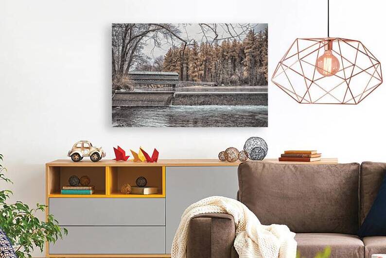 Ethereal Tranquility: Exploring Gettysburgs Bridge of Tranquility by Dream World Images