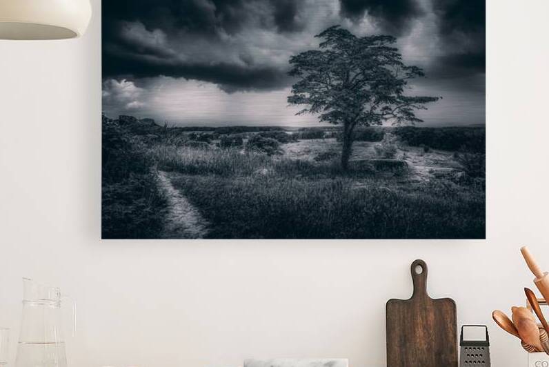 Storm Watch at Little Round Top by Dream World Images