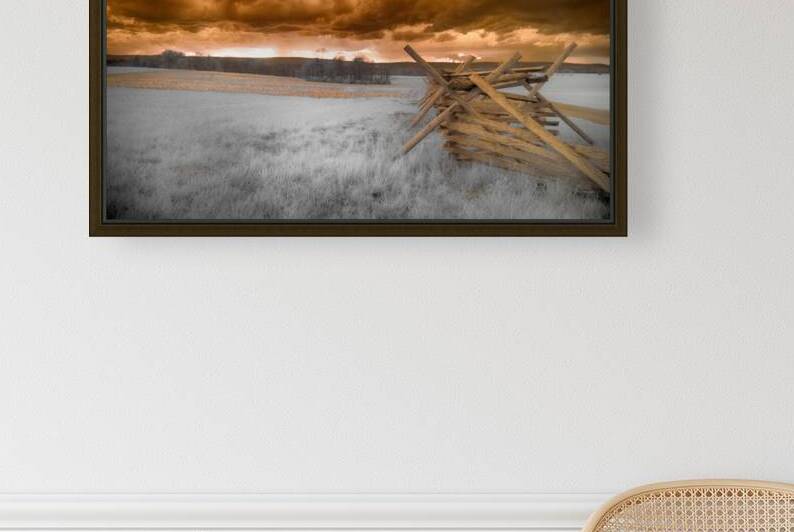 Stormy Fence by Dream World Images