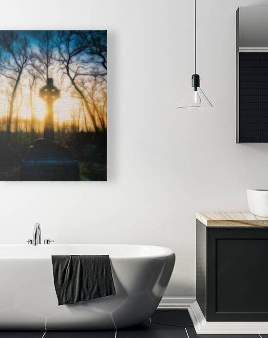 Mystical Irish: The Enchanting Presence of the Celtic Cross by Dream World Images