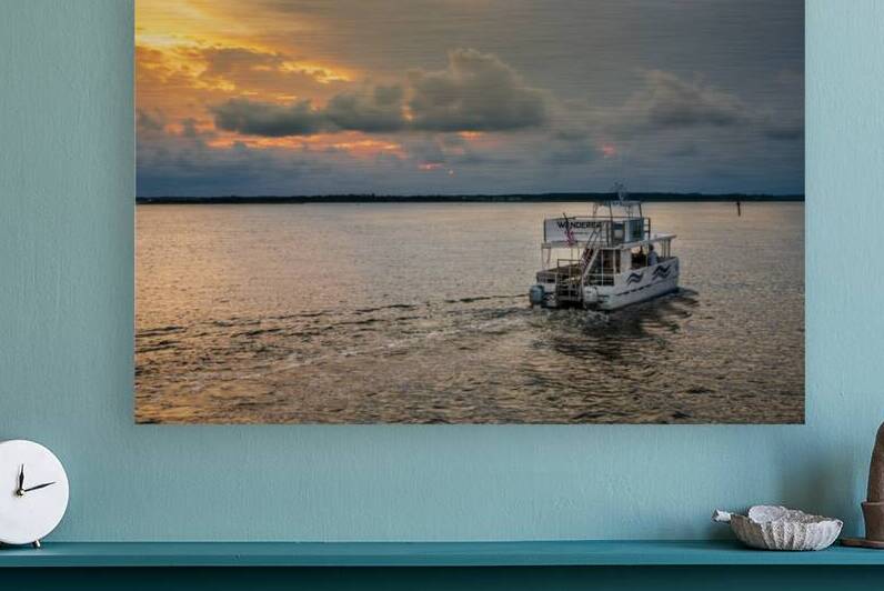 Romantic Sunset Boat Tour: Cherishing Anniversary Moments in Beaufort North Carolina by Dream World Images