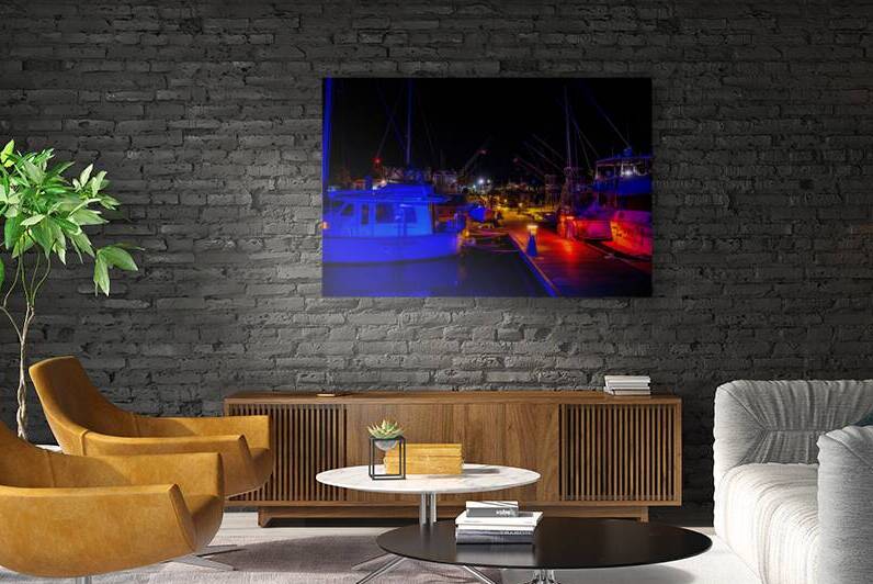 North Carolina Boats at night by Dream World Images