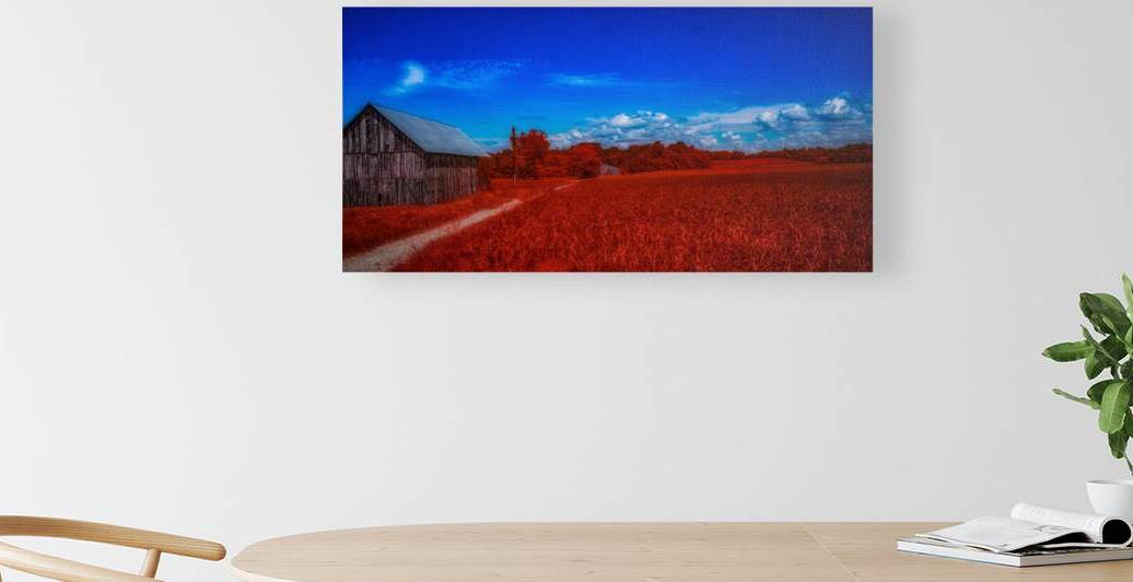 Red Barn Road by Dream World Images