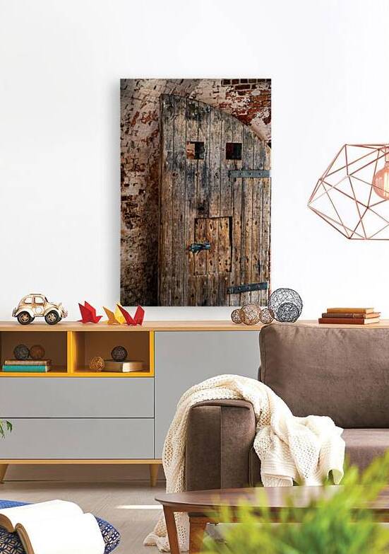 Timeless Patina: Fort Macon Wooden Door by Dream World Images