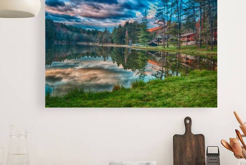 Sunrise at the cabin by Dream World Images