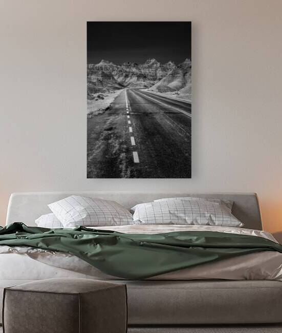 Infinite Ascent: Journeying Through the Badlands Stark Road by Dream World Images