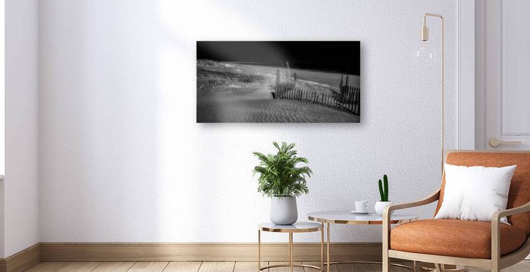 Fence Watching the Ocean by Dream World Images