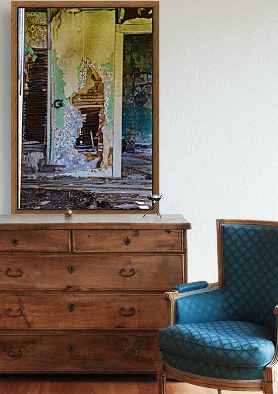 Forgotten Layers: Spokane Ghost Town Ruins by Dream World Images