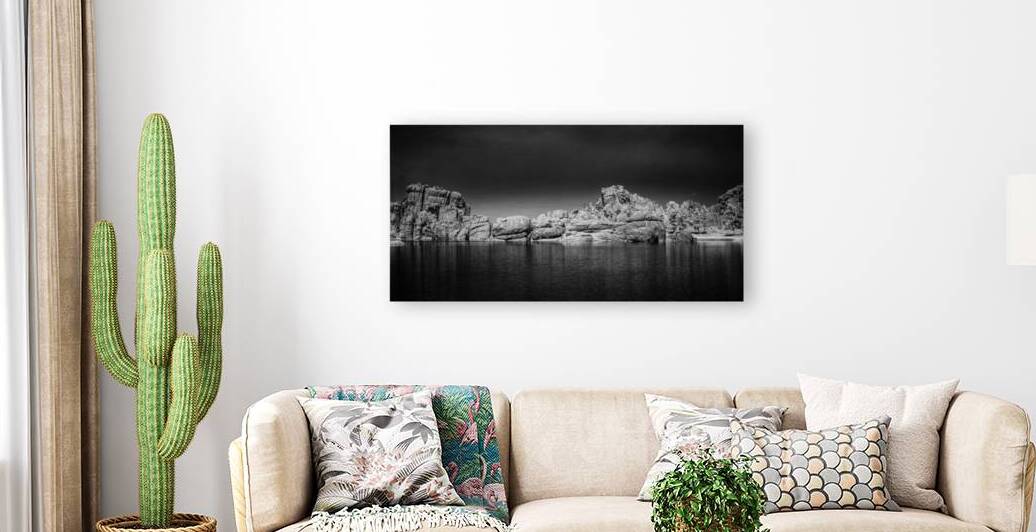 Mystical Moments: Sylvan Lake Infrared Rocks by Dream World Images