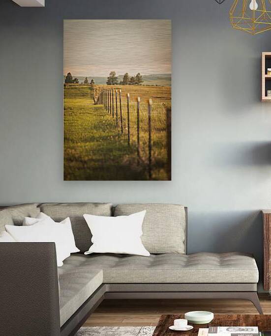 Montana Fenceline by Dream World Images