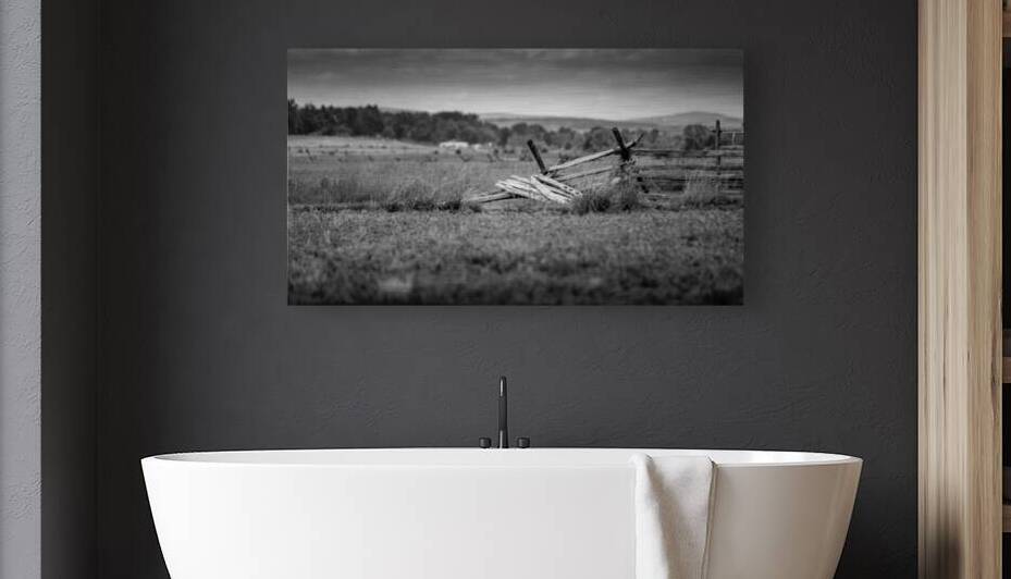 Tranquility Decay: A Weathered Gettysburg Fence by Dream World Images