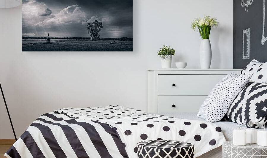 Majestic Tranquility: A Storm at the Angle in Gettysburg by Dream World Images