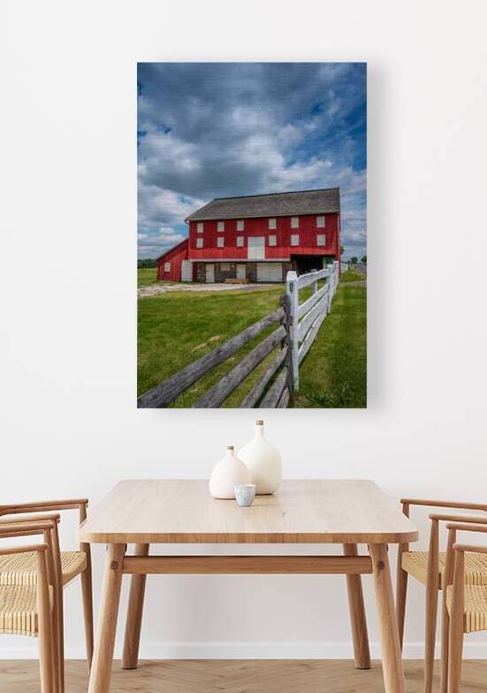 The Sherfy Barn: Rustic Red Retreat by Dream World Images