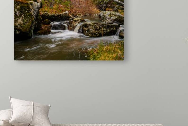 Enchanting Cascades: A Hikers Discovery Along Grace Coolidge Creek by Dream World Images