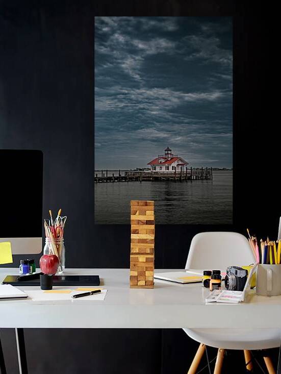 Whispers of Light: Weathering the Storm in North Carolina by Dream World Images