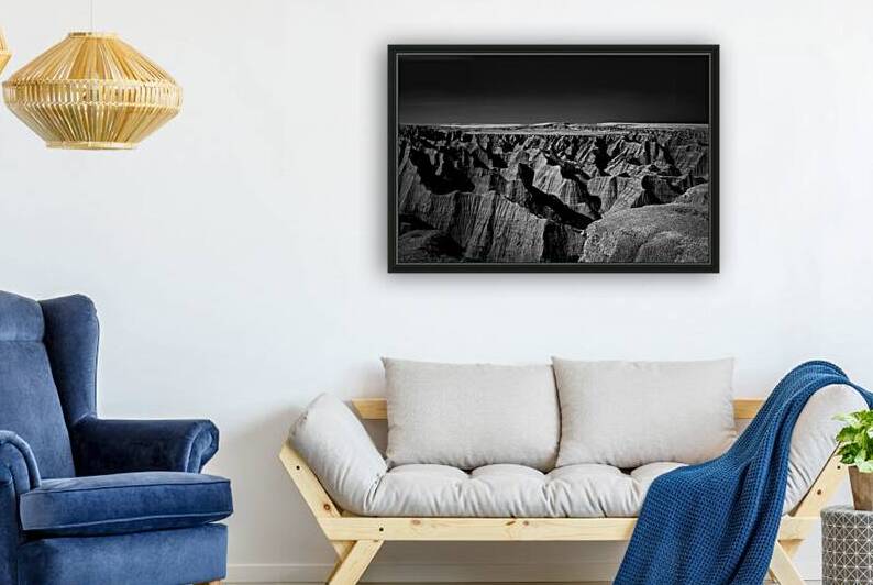 Shadows of the Earth:  A Badlands Vista by Dream World Images