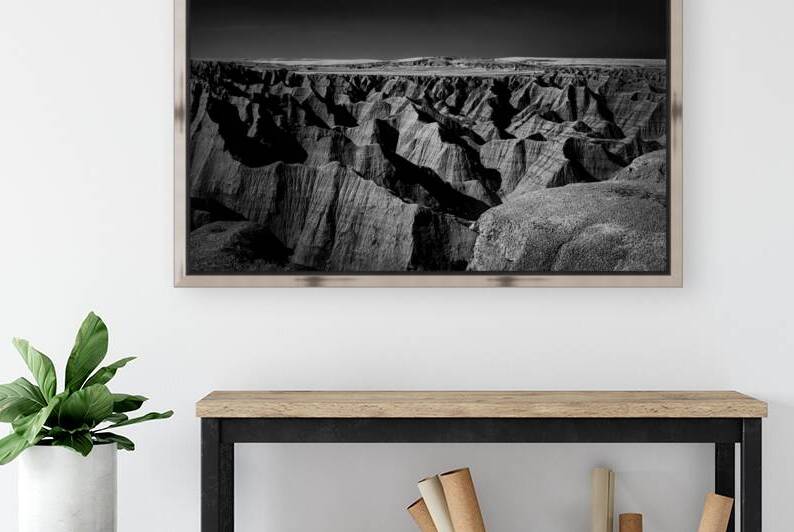 Shadows of the Earth:  A Badlands Vista by Dream World Images